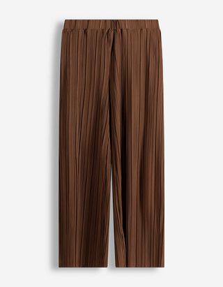 Hose - Elastischer Bund - braun