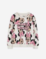 bluza - Myszka Minnie - bialy