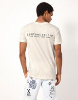 Majica kratek rokav - Enobarvno - Off-White bela