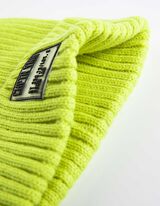 Gebreide muts - Ribtricot - lichtgroen