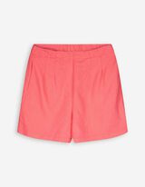 Pantaloncini - Misto lino - rosa fucsia