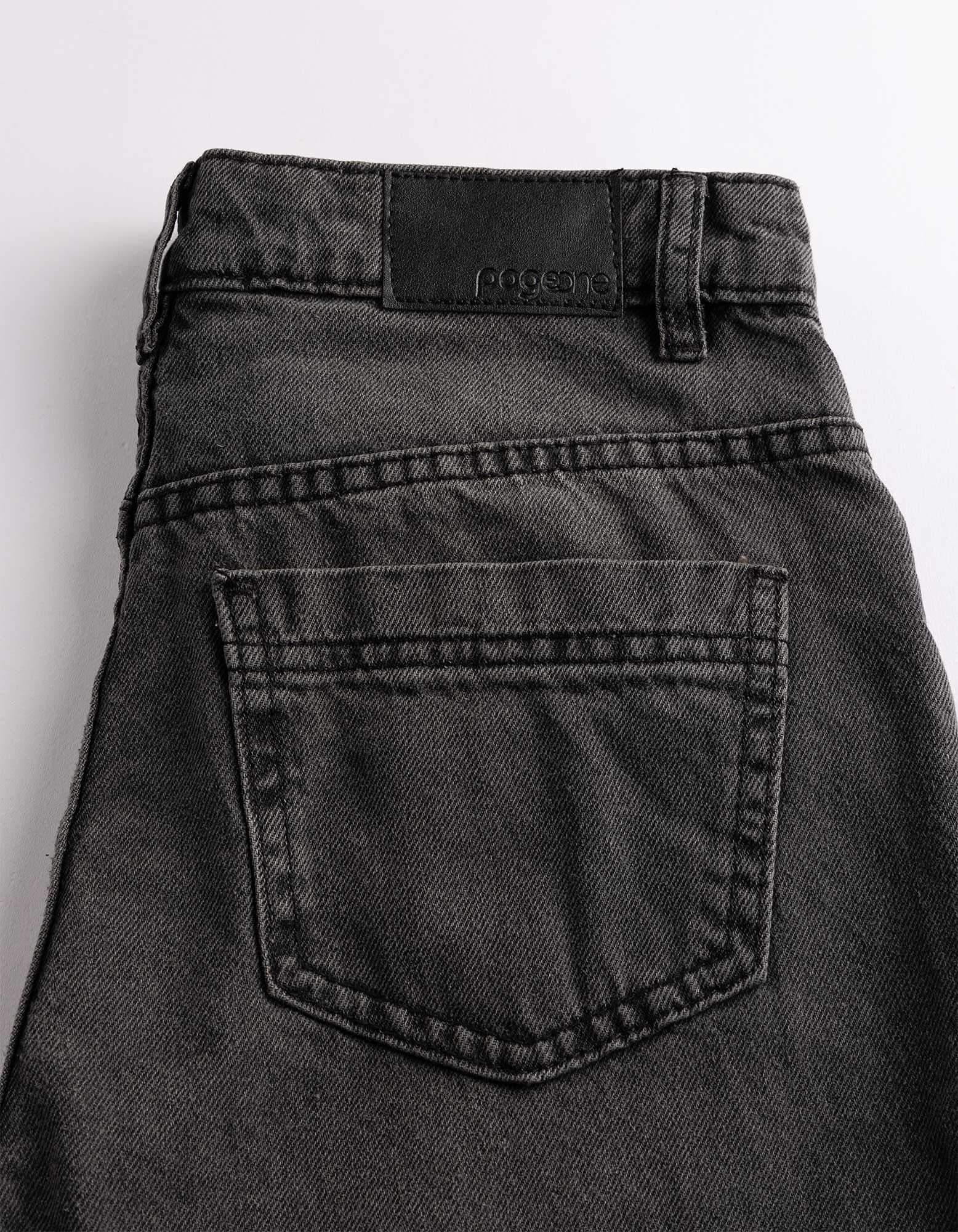 Jeans - Wide Fit - Grau