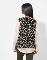 Gilet in orsetto - Peluche - bianco