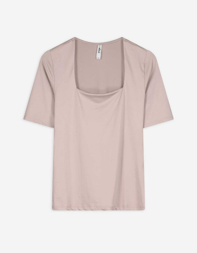 Longtop - einfarbig - beige