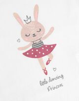 Romper lange mouw - Print - wit