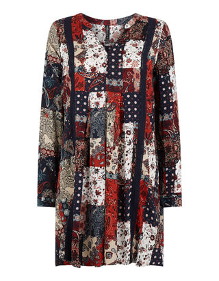 Damen Kleid mit Zierborten