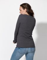 Langarmshirt - Umstandsmode - dunkelgrau