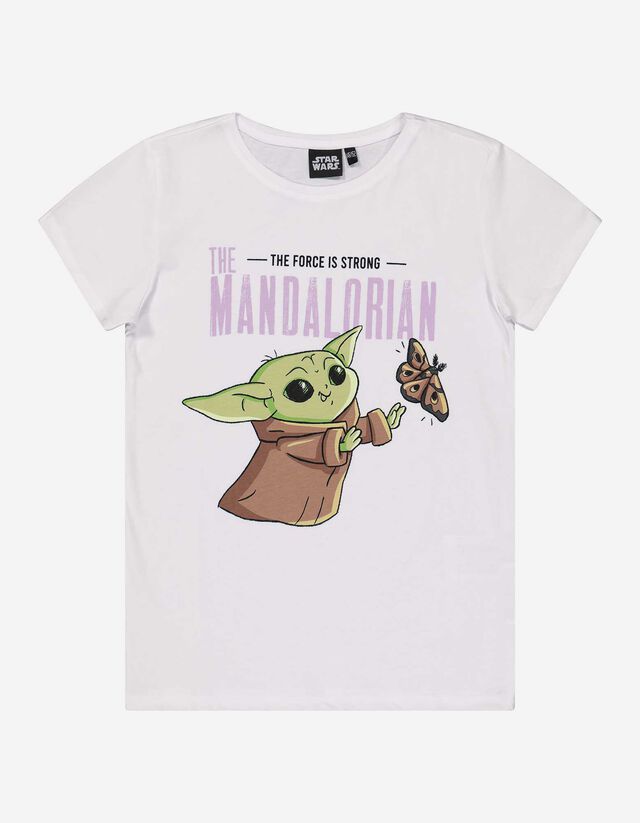 Póló - Yoda - feher