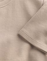 T-shirt - Ronde hals - beige