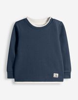 met structuur - blauw