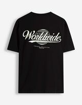 T-Shirt - R&uuml;ckenprint - schwarz