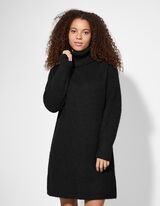 Abito a maglia - Dettagli metallizzati - nero