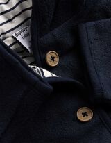 Sweatjacke - Fleece - dunkelblau