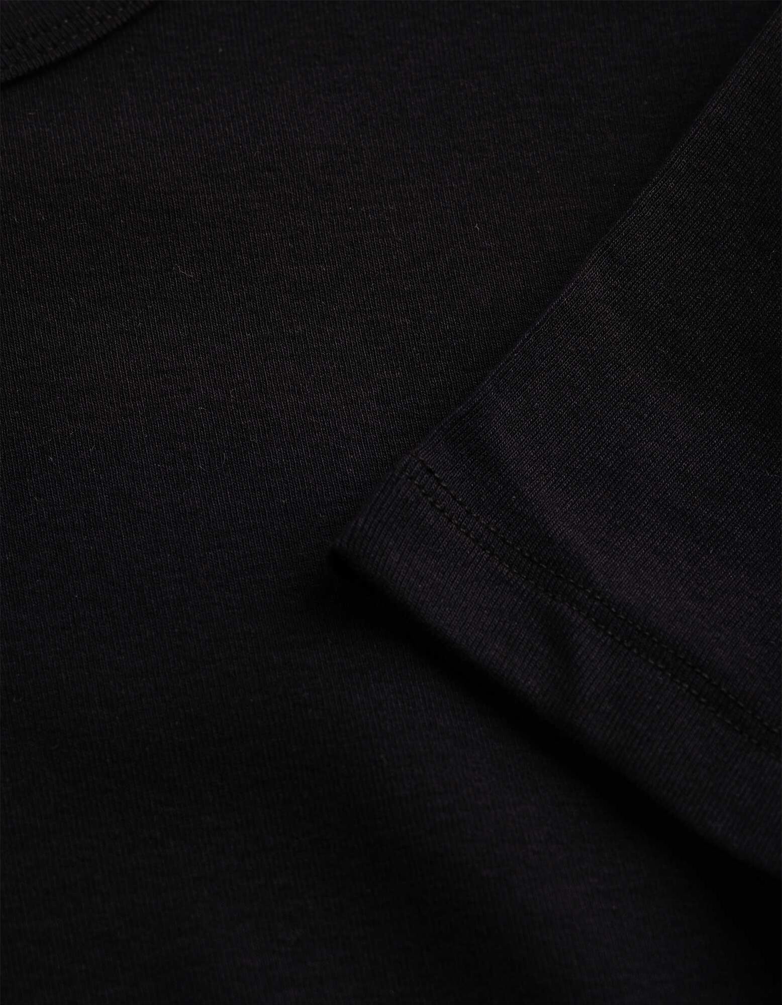 T-Shirt - Modal-Anteil - Schwarz