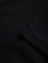 T-Shirt - Modal-Anteil - Schwarz