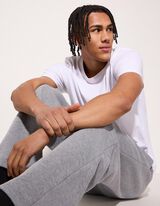 Jogginghose - einfarbig - grau