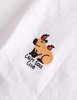 T-Shirt - Print - Wei&szlig;