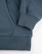 Mikina s kapucňou - Oversized Fit - tmavomodra