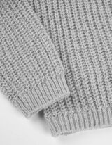 Cardigan - Lurex - grigio chiaro