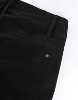 Pantaloni capri - Denim colorato - nero
