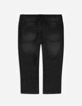 Pantaloni capri - Percentuale di tessuto elasticizzato - nero