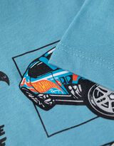 T-shirt - Hot Wheels - celeste