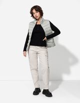 Steppweste - Stehkragen - dunkelgr&uuml;n