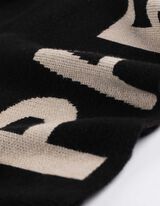 Pull-over - Inscription - Noir