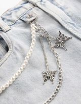 Jeans - Kettingdetail - Lichtblauw
