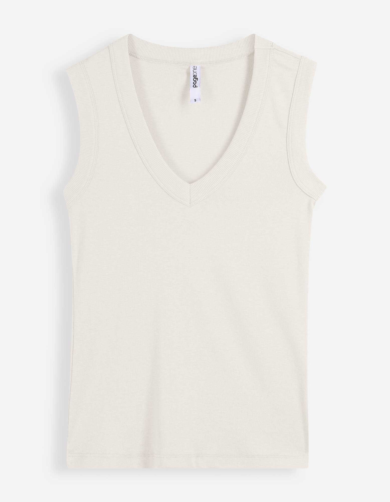 Top - Modal-Anteil - Off-White