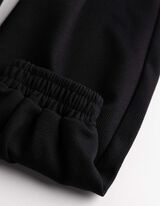 Cargohose - Piqu&eacute; - schwarz