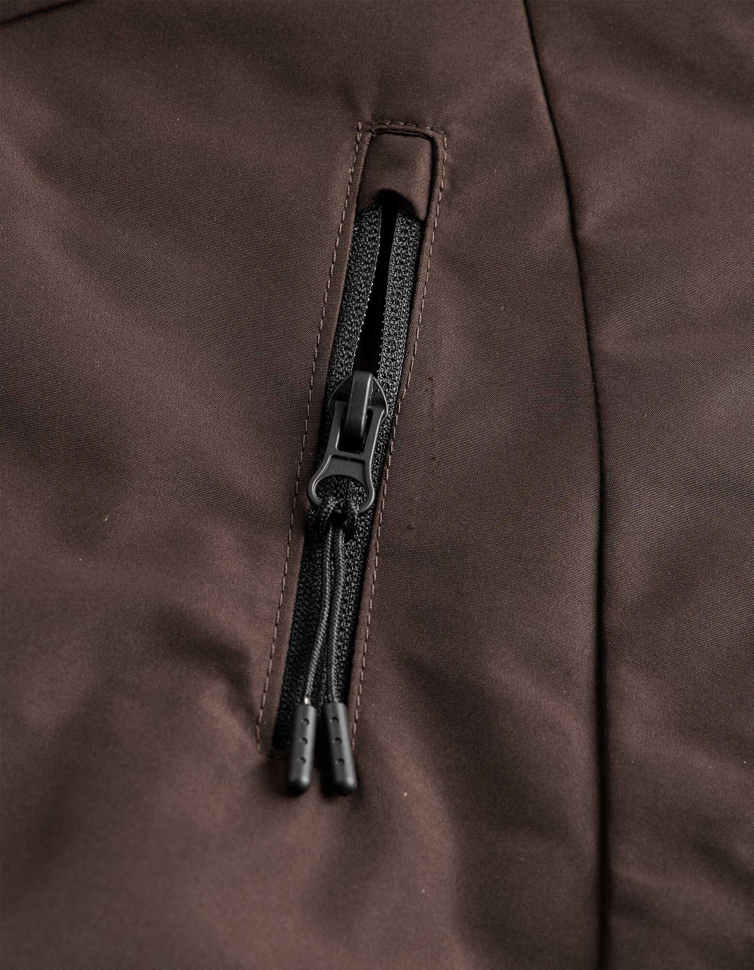 Outdoorjacke - Windabweisend - Braun
