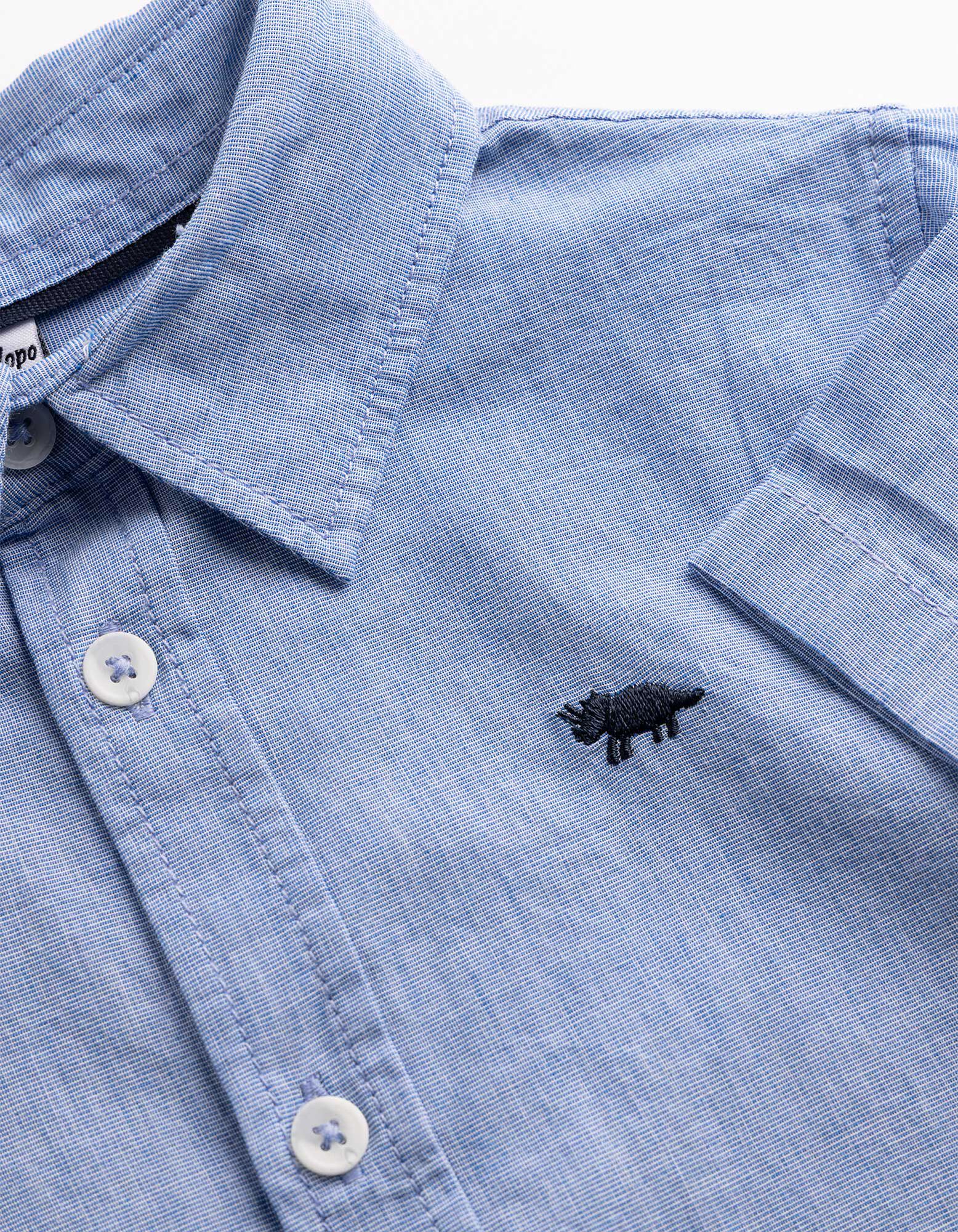 Hemd - Knopfleiste - hellblau