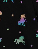 Leggings - Holografischer Print - schwarz