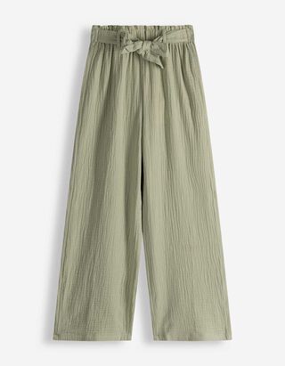 Hose - Musselin - gr&uuml;n