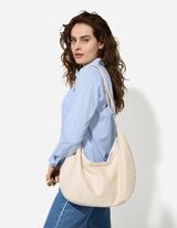 Borsa a tracolla - Similpelle - beige