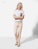 T-Shirt - H&auml;kelspitze - wei&szlig;