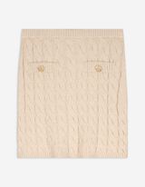 Strickrock - Viskose-Mix - beige