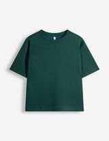 T-Shirt - Modal-Anteil - Dunkelgr&uuml;n