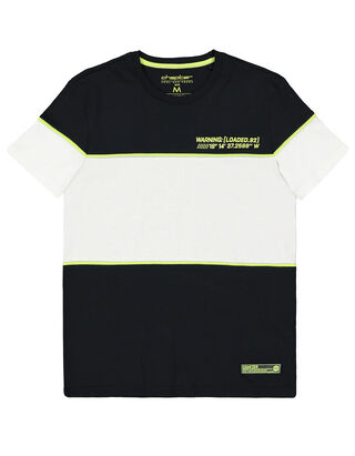 Herren T-Shirt mit Blockstreifen