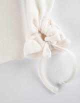 Cropped Top - Rippenstruktur