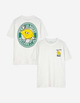Tricou - Imprimeu pe spate - Alb
