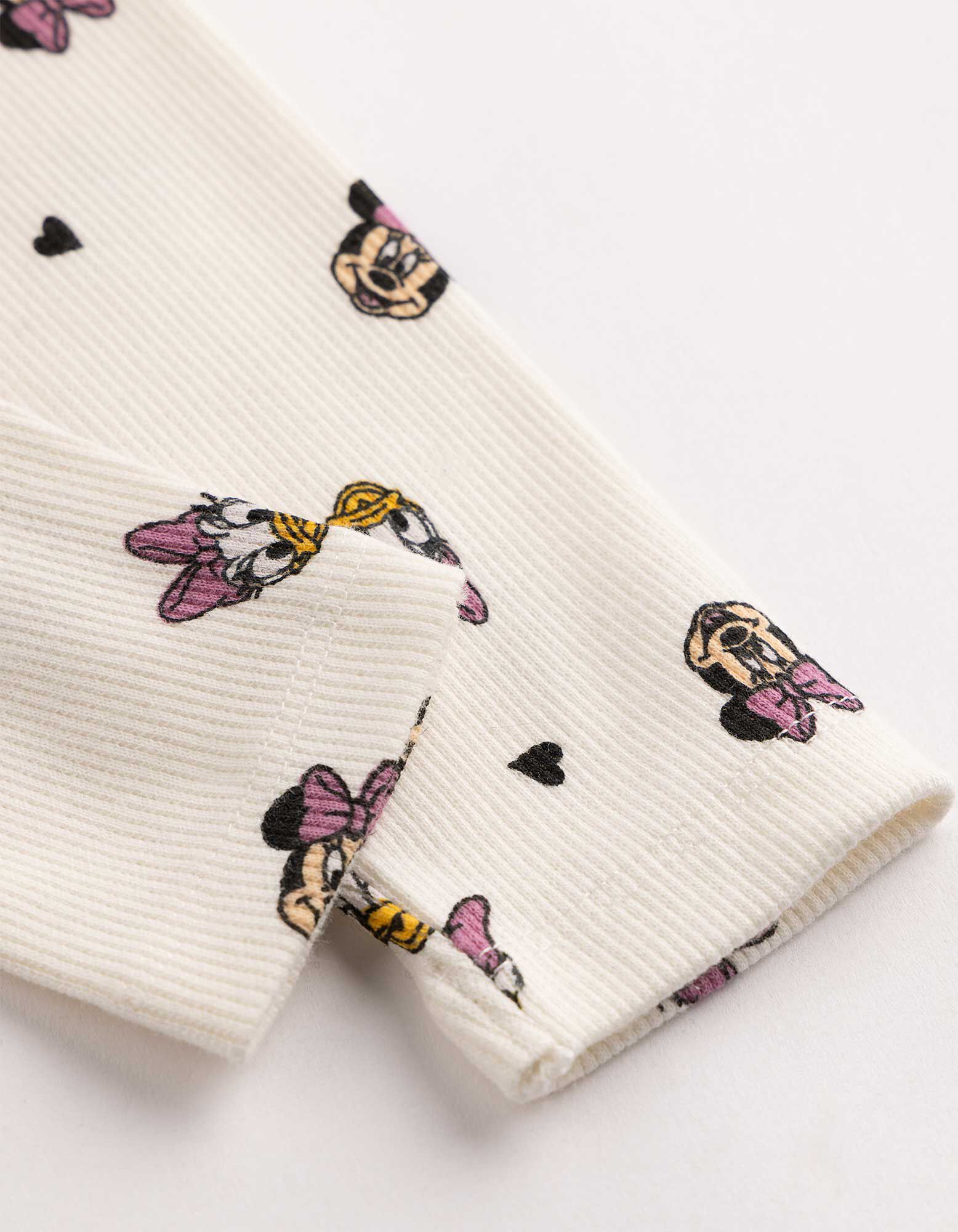 Set aus Pullover und Leggings - gemustert - Rosa