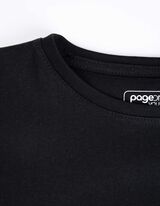 T-Shirt - Baumwolle - schwarz