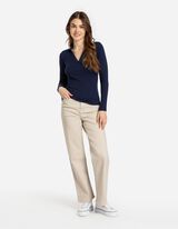 Hossz&uacute; ujj&uacute; p&oacute;l&oacute; - Pamut kever&eacute;k - sotetkek