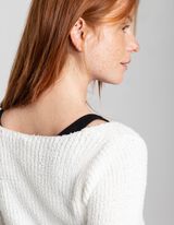 Užsegama sagomis - baltas