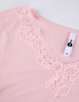 Majica dugih rukava - LENZING™ ECOVERO™ - roze