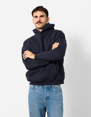 Hoodie - Oversized Fit - Dunkelblau