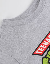 Tricou - Țestoasele Ninja - Gri deschis