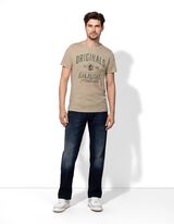 Tričko - Predná potlač - bezova